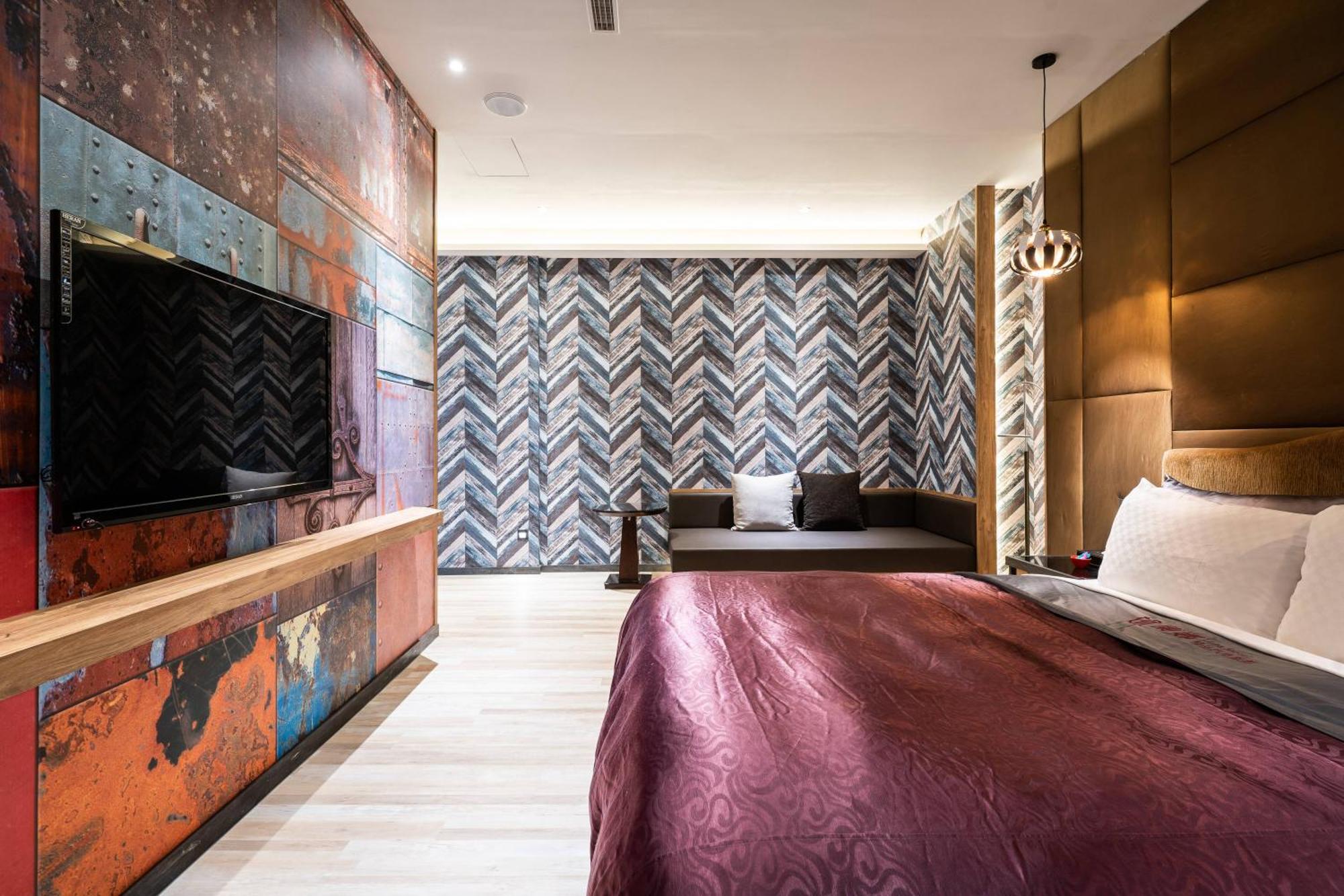 Aquarius Motel Taichung Bagian luar foto
